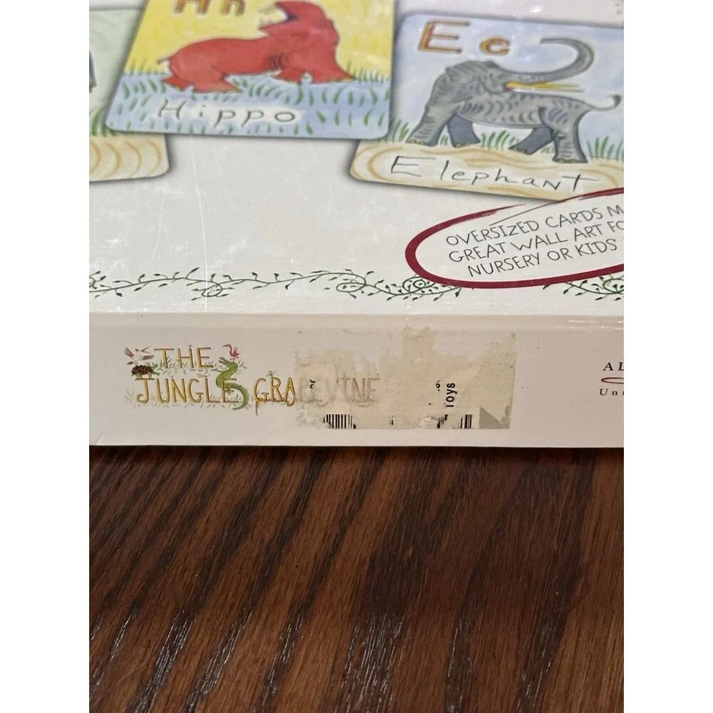 8x10 Alphabet‎ Flash Cards Based On The Jungle Grapevine Alex Beard Animal Large